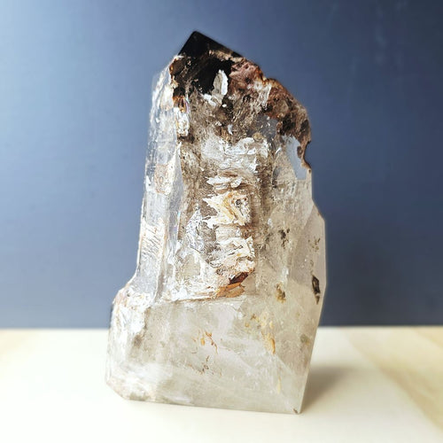 Smoky & Inclusion Quartz Faceted Freeform| Smoky Horizon