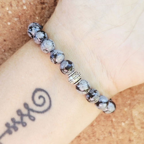 Snowflake Obsidian Bracelet | The Calm Within
