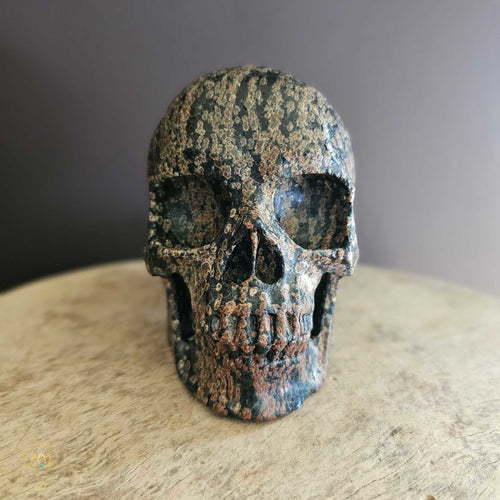 Snowflake Obsidian Skull | Guardian Of Negativity