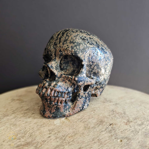 Snowflake Obsidian Skull | Guardian Of Negativity