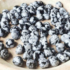 Snowflake Obsidian Tumbled Stones