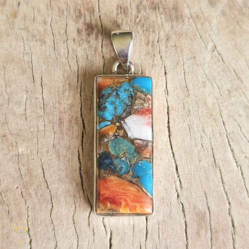 Spiny Oyster Turquoise Pendant | Inner Journey