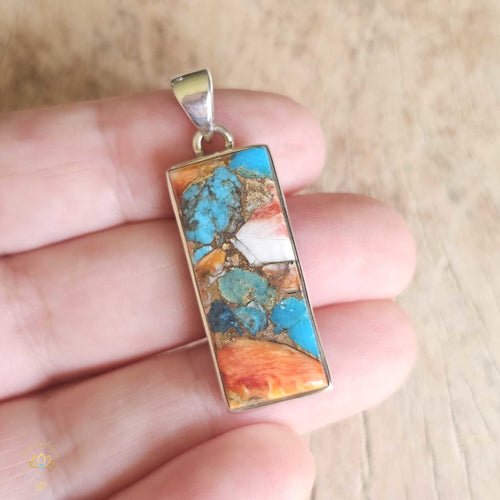 Spiny Oyster Turquoise Pendant | Inner Journey