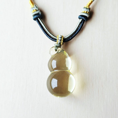Sri Lankan Citrine Necklace | The Prosperity Gourd