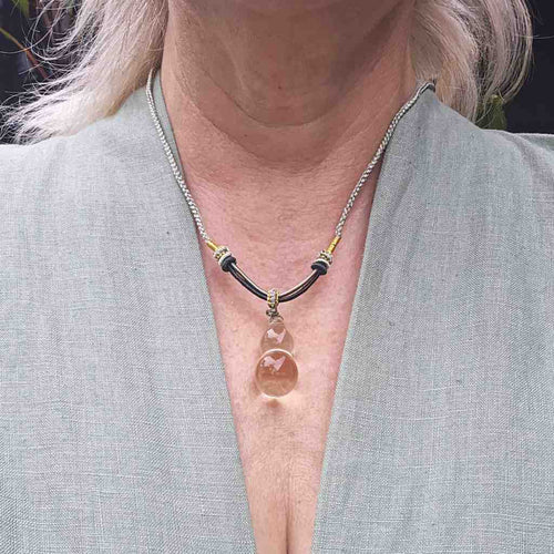 Sri Lankan Citrine Necklace | The Prosperity Gourd
