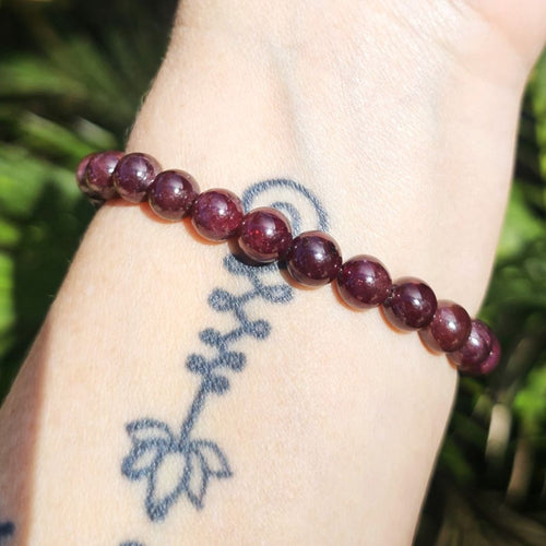 Star Garnet Bracelet | Starborn Grace