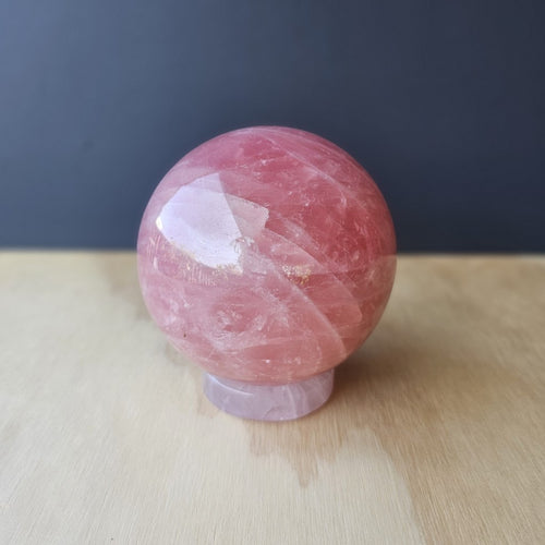 Star Rose Quartz Sphere | Orb Of Compassion