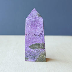 Stichtite & Serpentine Obelisk | 48gms