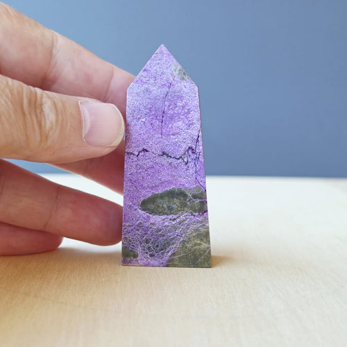 Stichtite & Serpentine Obelisk | 48gms