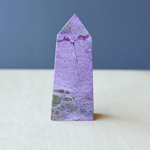 Stichtite & Serpentine Obelisk | 48gms