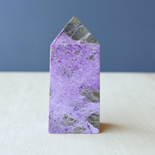 Stichtite & Serpentine Obelisk | 71gms