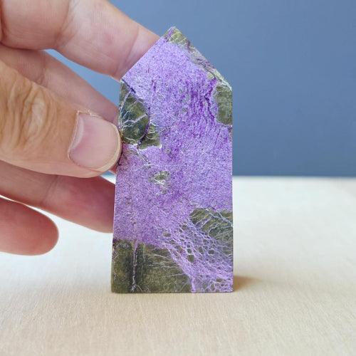 Stichtite & Serpentine Obelisk | 71gms