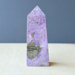 Stichtite & Serpentine Obelisk | 94gms