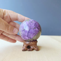 Stichtite & Serpentine Sphere | 234gms