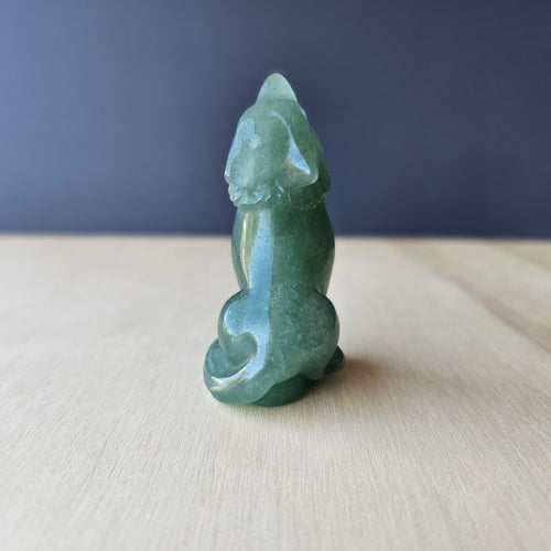 Strawberry Quartz & Aventurine Wolves | Guardians Of The Night