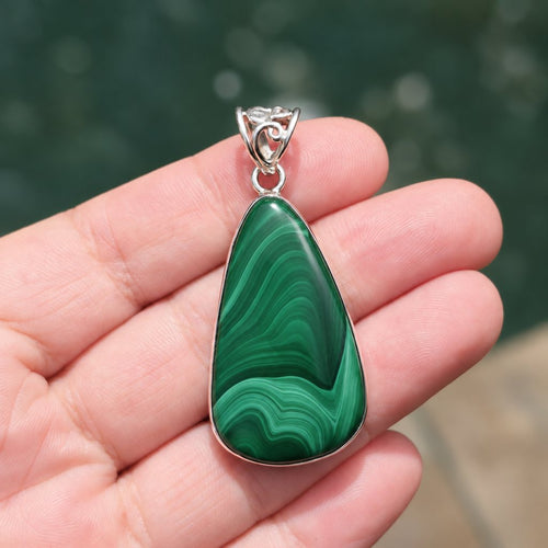 Malachite Pendant | Current Of The Heart