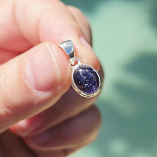 Sunstone Iolite Pendant | Divine Alignment
