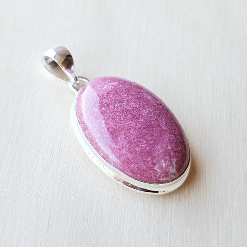 Thulite Crystal Pendant | Heartline