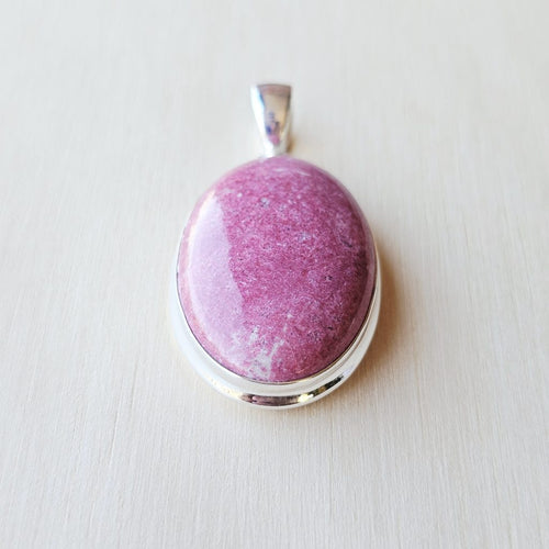 Thulite Crystal Pendant | Heartline