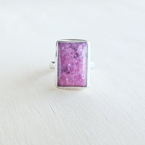 Thulite Crystal Ring | Heart Activator