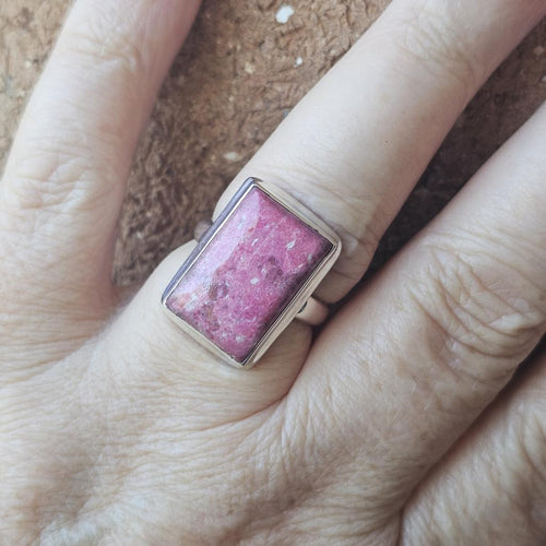 Thulite Crystal Ring | Heart Activator