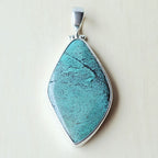 Tibetan Green Turquoise Pendant | Cool, Calm & Collected