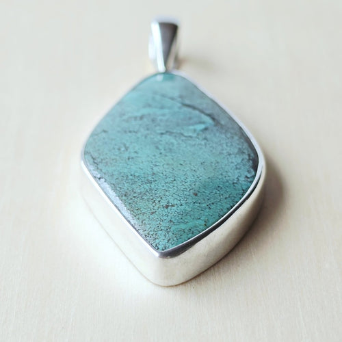Tibetan Green Turquoise Pendant | Cool, Calm & Collected