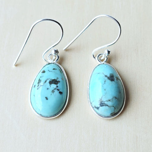 Tibetan Turquoise Earrings | Sacred Mountain