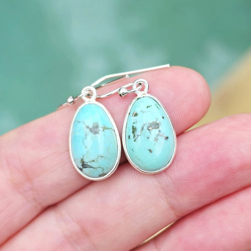 Tibetan Turquoise Earrings | Sacred Mountain