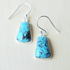 Tibetan Turquoise Earrings | Tibetan Sky