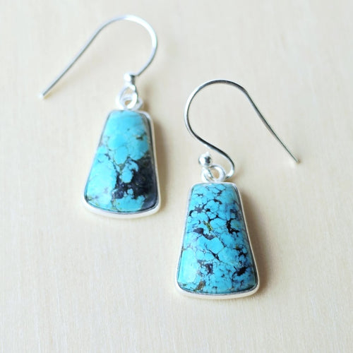 Tibetan Turquoise Earrings | Tibetan Sky
