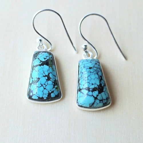 Tibetan Turquoise Earrings | Tidal Echo