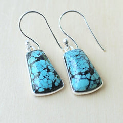 Tibetan Turquoise Earrings | Tidal Echo