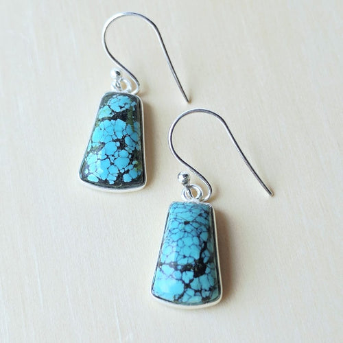 Tibetan Turquoise Earrings | Tidal Echo