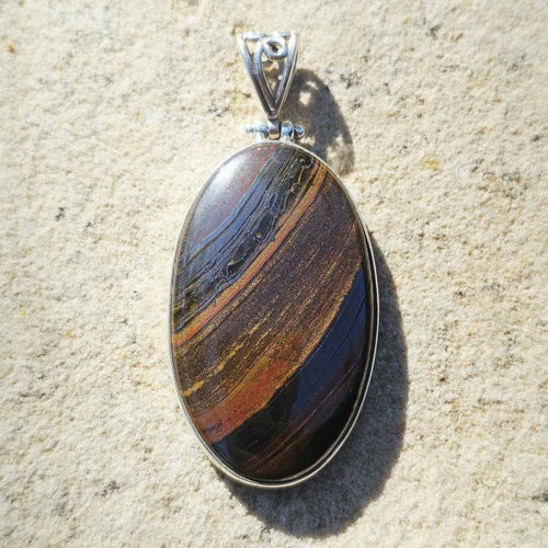 Tiger Iron Pendant | Grounding Spirit