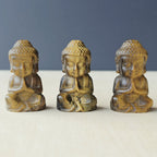 Tigers Eye Buddhas | Golden Wisdom