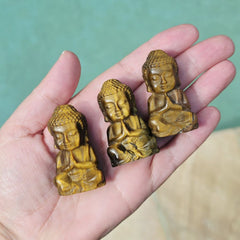 Tigers Eye Buddhas | Golden Wisdom