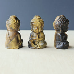 Tigers Eye Buddhas | Golden Wisdom