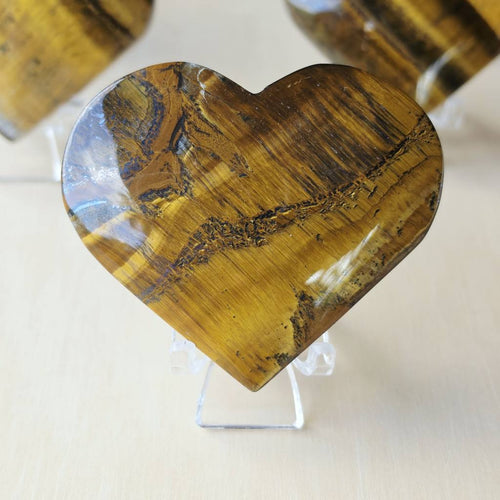 Tigers Eye Hearts | Golden Heart Beat