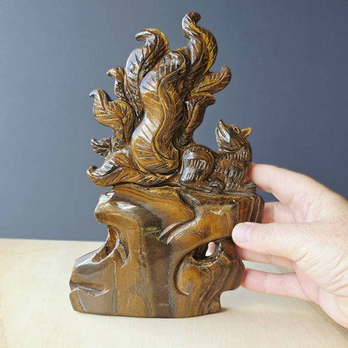 Tigers Eye Nine Tail Fox | Spirit Of The Nine
