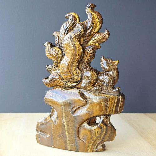 Tigers Eye Nine Tail Fox | Spirit Of The Nine