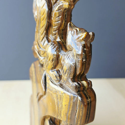 Tigers Eye Nine Tail Fox | Spirit Of The Nine