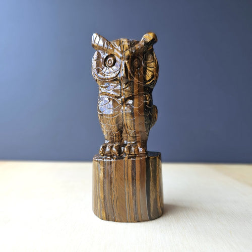 Tigers Eye Owl | The Golden Seer