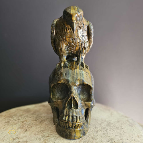 Tigers Eye Raven Skull | Portals Guide