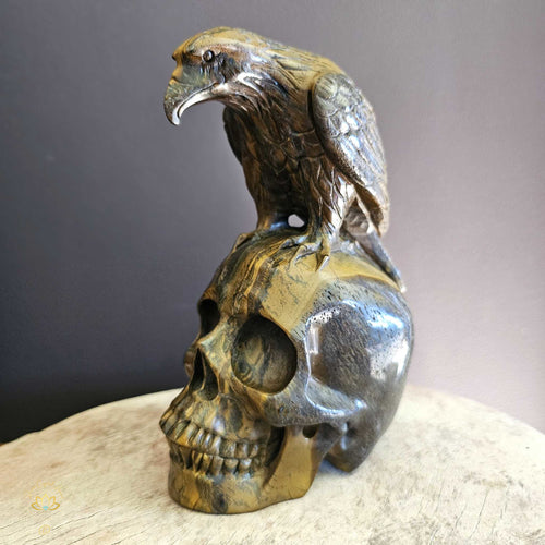 Tigers Eye Raven Skull | Portals Guide