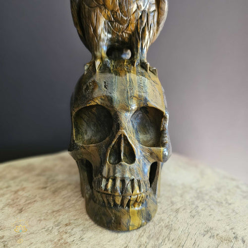 Tigers Eye Raven Skull | Portals Guide