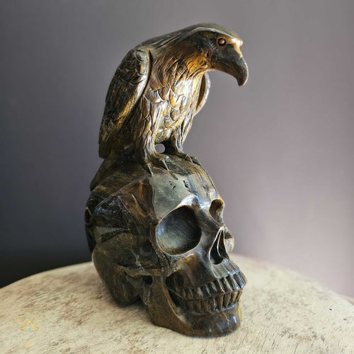 Tigers Eye Raven Skull | Portals Guide