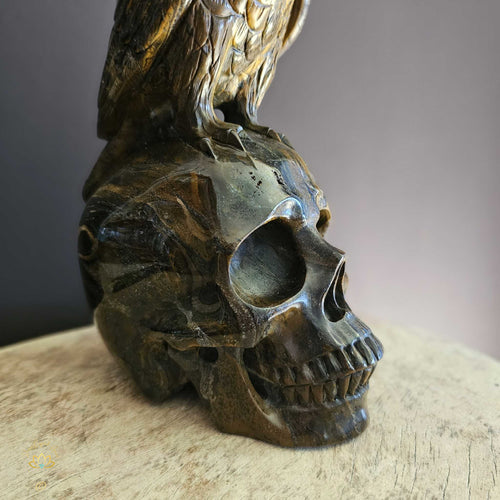 Tigers Eye Raven Skull | Portals Guide