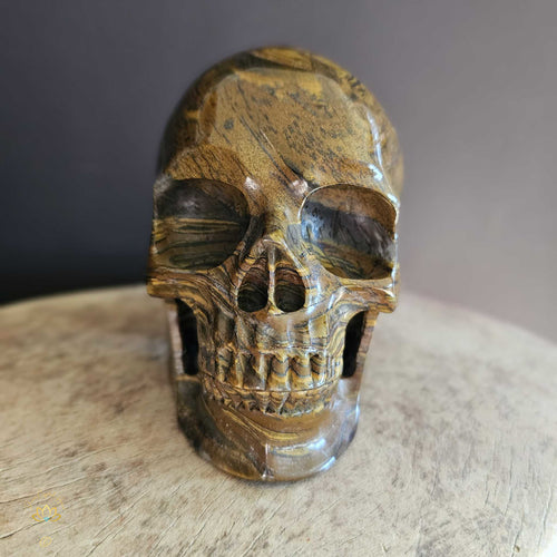 Tigers Eye Skull | Guardian Of Journeys