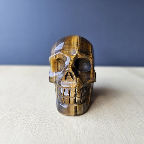 Tigers Eye Skull | Guardian Of Your Energy